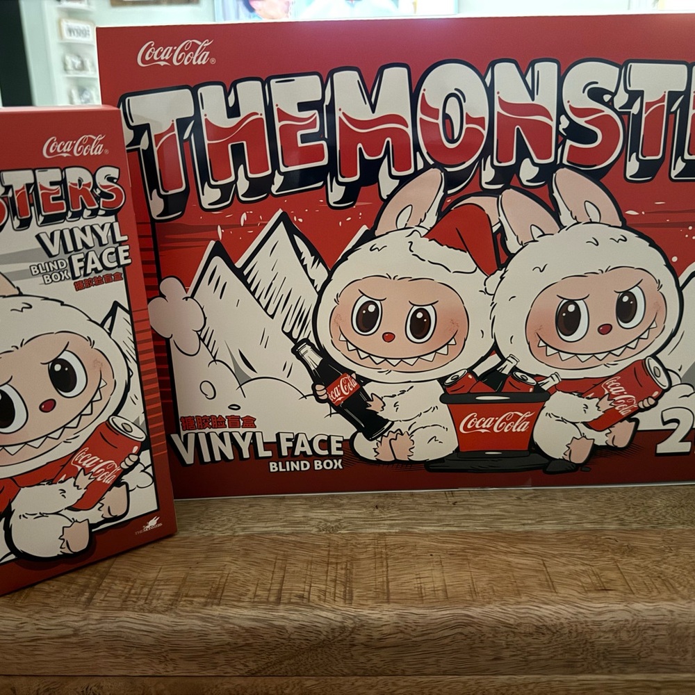 Coca-Cola The Monsters Red and White Vinyl Box Set